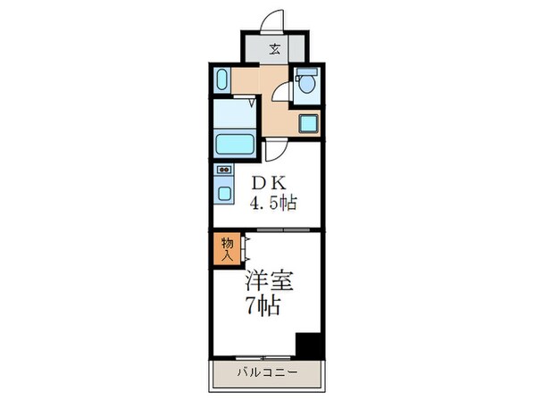 エス・キュート京都下鴨東の物件間取画像